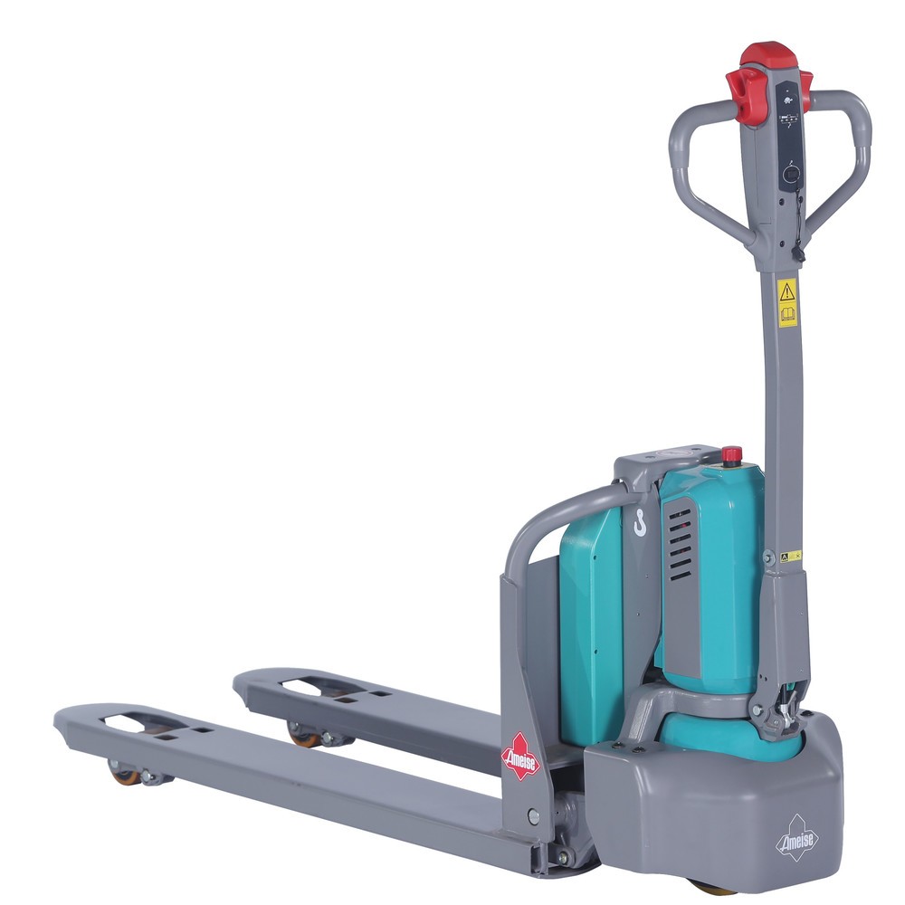 Product image: Ameise® PTE 1.1 electric pallet truck, load capacity 1,100 kg, fork length 1,150 mm