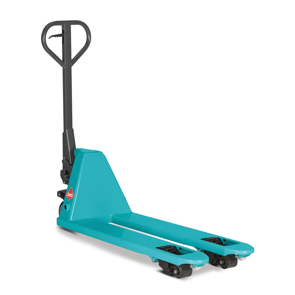 Ameise® PTM 2.0 hand pallet truck, extra narrow, distance across forks 450 mm, capacity 2,000 kg, fork length 1,150 mm, solid rubber / polyurethane