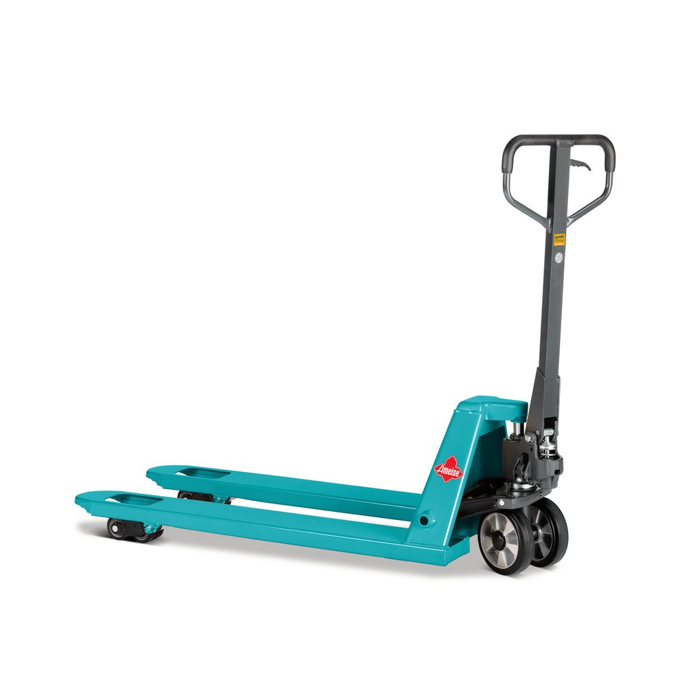 Ameise® PTM 2.5 hand pallet truck, capacity 2,500 kg, fork length 1,150 mm, solid rubber / polyurethane, tandem rollers