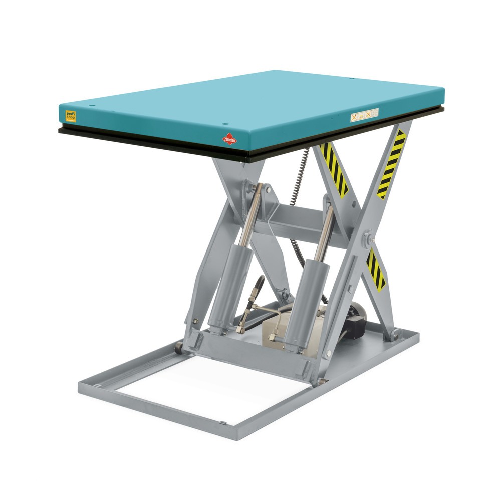 Produktabbildung Nr. 1: Scissor lift table, single scissor, capacity 500 kg, platform dimensions 1,300 x 800 mm, Ameise®