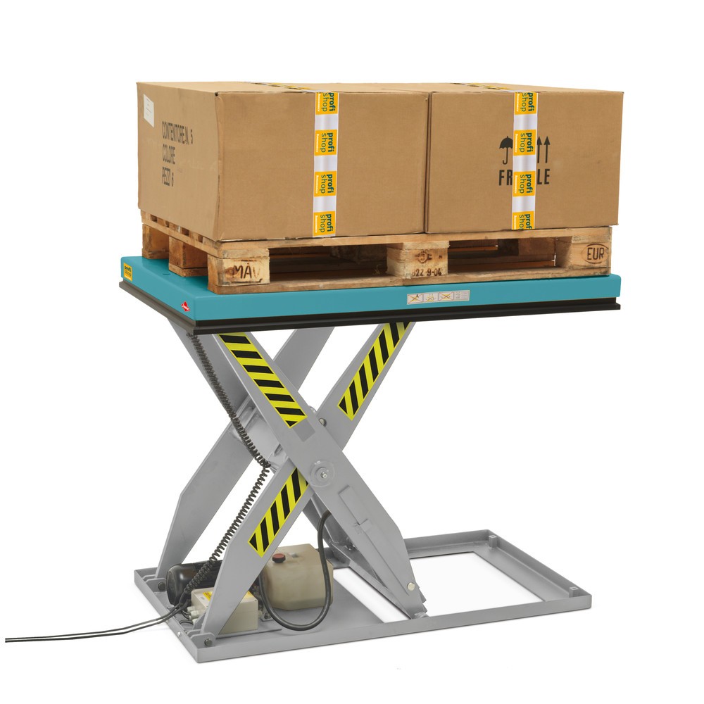 Produktabbildung Nr. 3: Scissor lift table, single scissor, capacity 500 kg, platform dimensions 1,300 x 800 mm, Ameise®