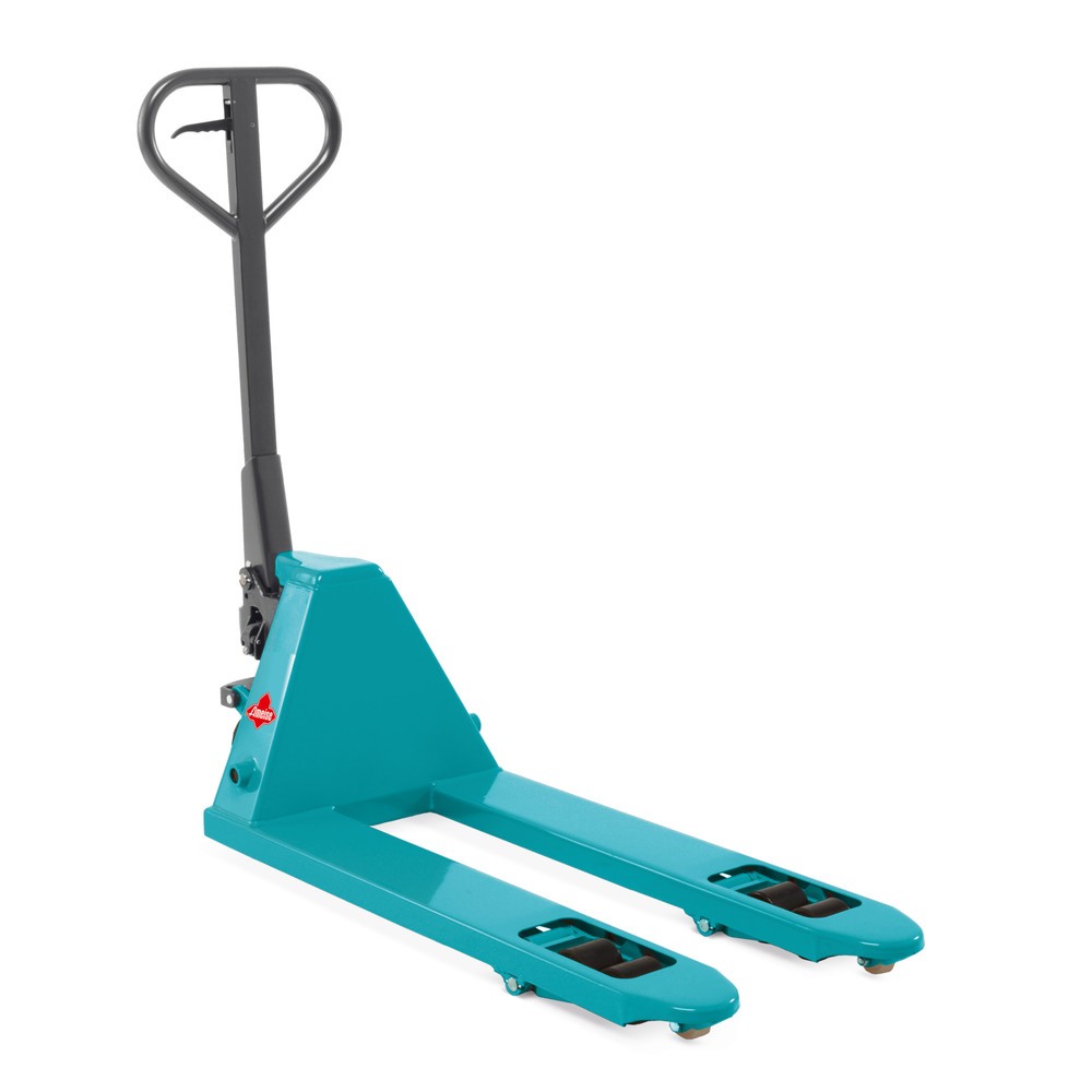 Product image: Ameise® PTM 2.0 hand pallet truck, capacity 2,000 kg, fork length 1,000 mm, solid rubber / polyurethane, tandem rollers