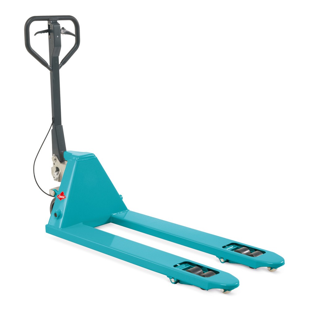 Produktabbildung Nr. 5: Ameise® PTM 2.5 hand pallet truck with handbrake, load capacity 2,500 kg, fork length 1,150 mm, solid rubber / polyurethane, tandem rollers