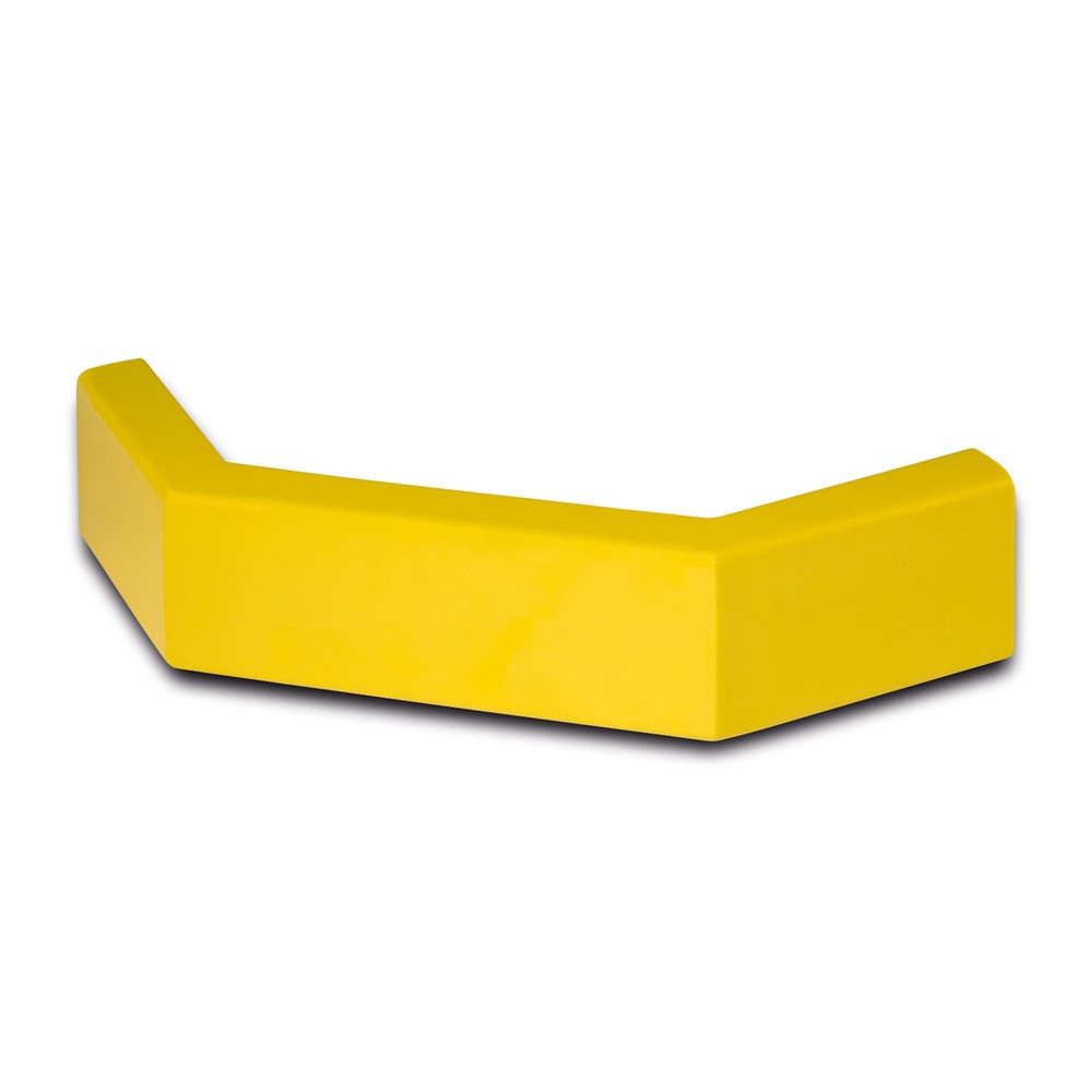 Product image: Barrier boards, C profile, corner board, plastic-coated, yellow