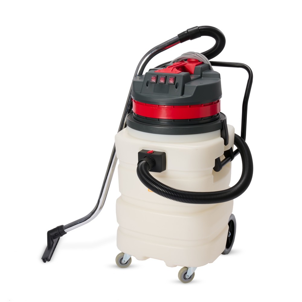 BASIC industrial vacuum cleaner, tilting chassis, wet + dry, 3,000 W, 90 l