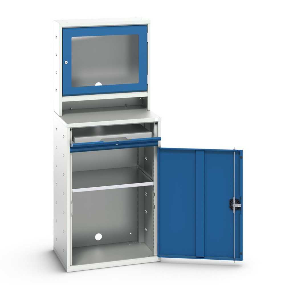 Product image: bott verso computer cabinet with screen compartment, wall unit, 1 shelf, 1 tray