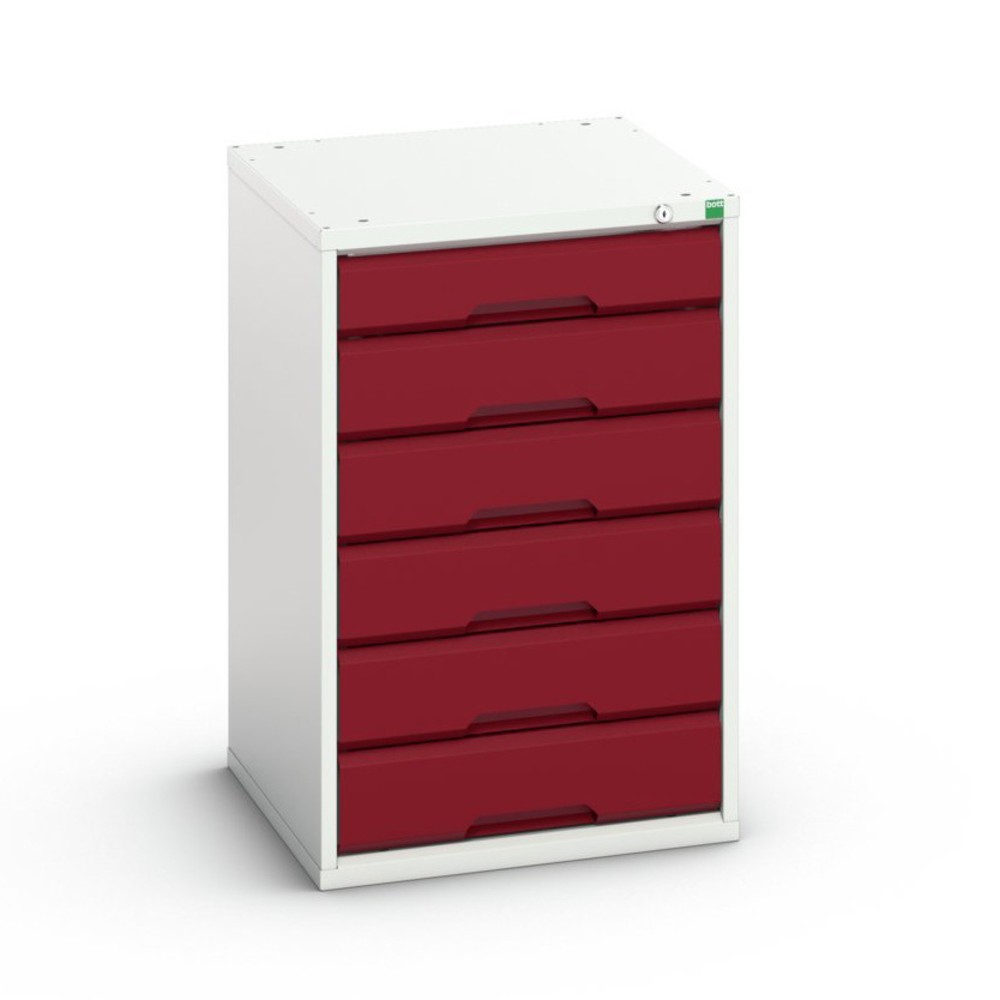 Product image: bott verso drawer cabinet with 6 drawers, WxDxH: 525 x 550 x 800 mm