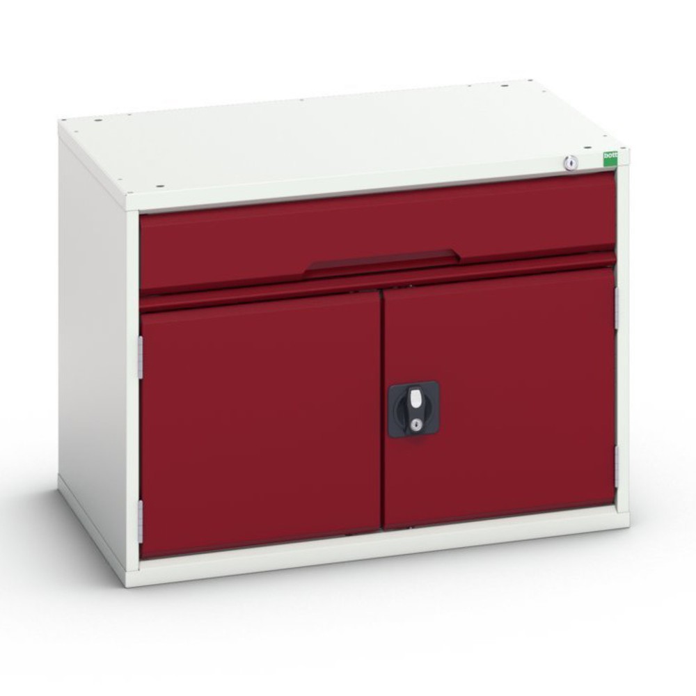 bott verso drawer cabinet with hinged door, with 1 drawer and shelf, WxDxH: 800 x 550 x 600 mm