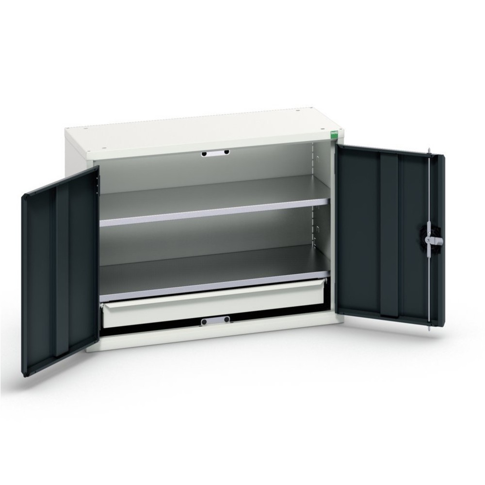 bott verso Economy cabinet with 2 shelves and 1 drawer, WxDxH: 800 x 350 x 600 mm