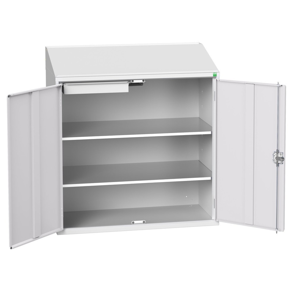 bott verso Economy desk with 2 shelves and 1 drawer, WxDxH: 1050 x 550 x 1130 mm