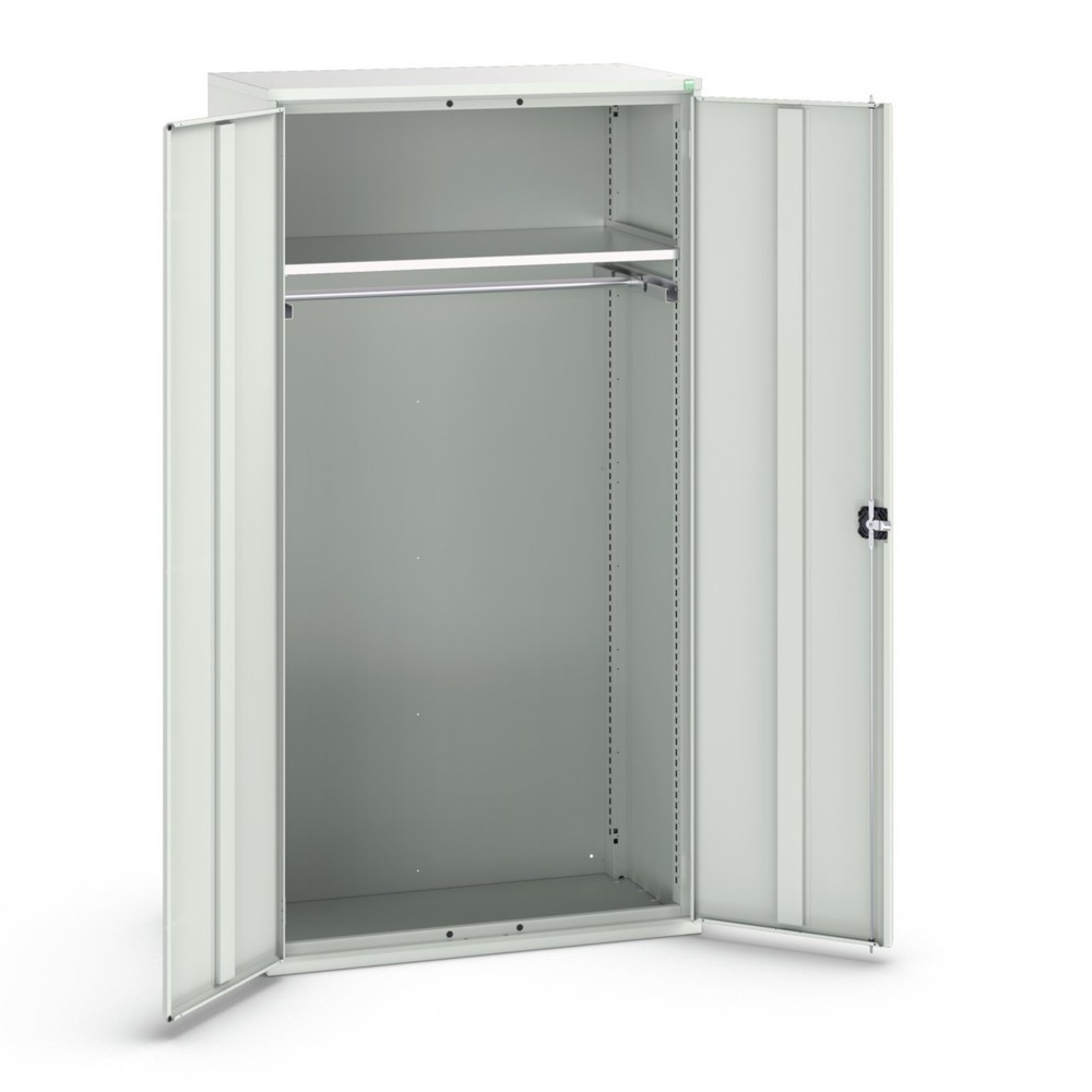 bott verso hinged door cabinet with 1 shelf and 1 clothes rail, WxDxH: 1050 x 550 x 2000 mm