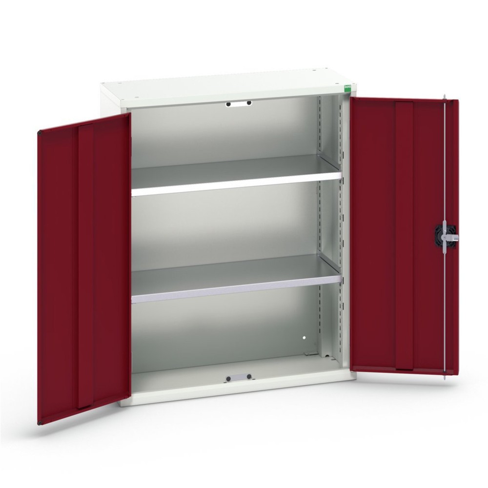 bott verso hinged door cabinet with 2 shelves, WxDxH: 800 x 350 x 1000 mm