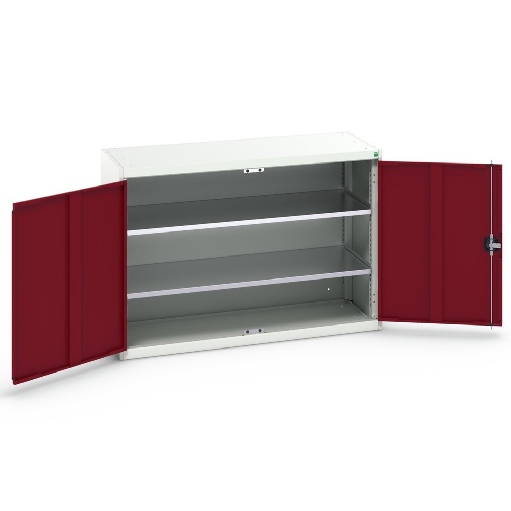 bott verso hinged door cabinet with 2 shelves, WxDxH: 1300 x 550 x 900 mm