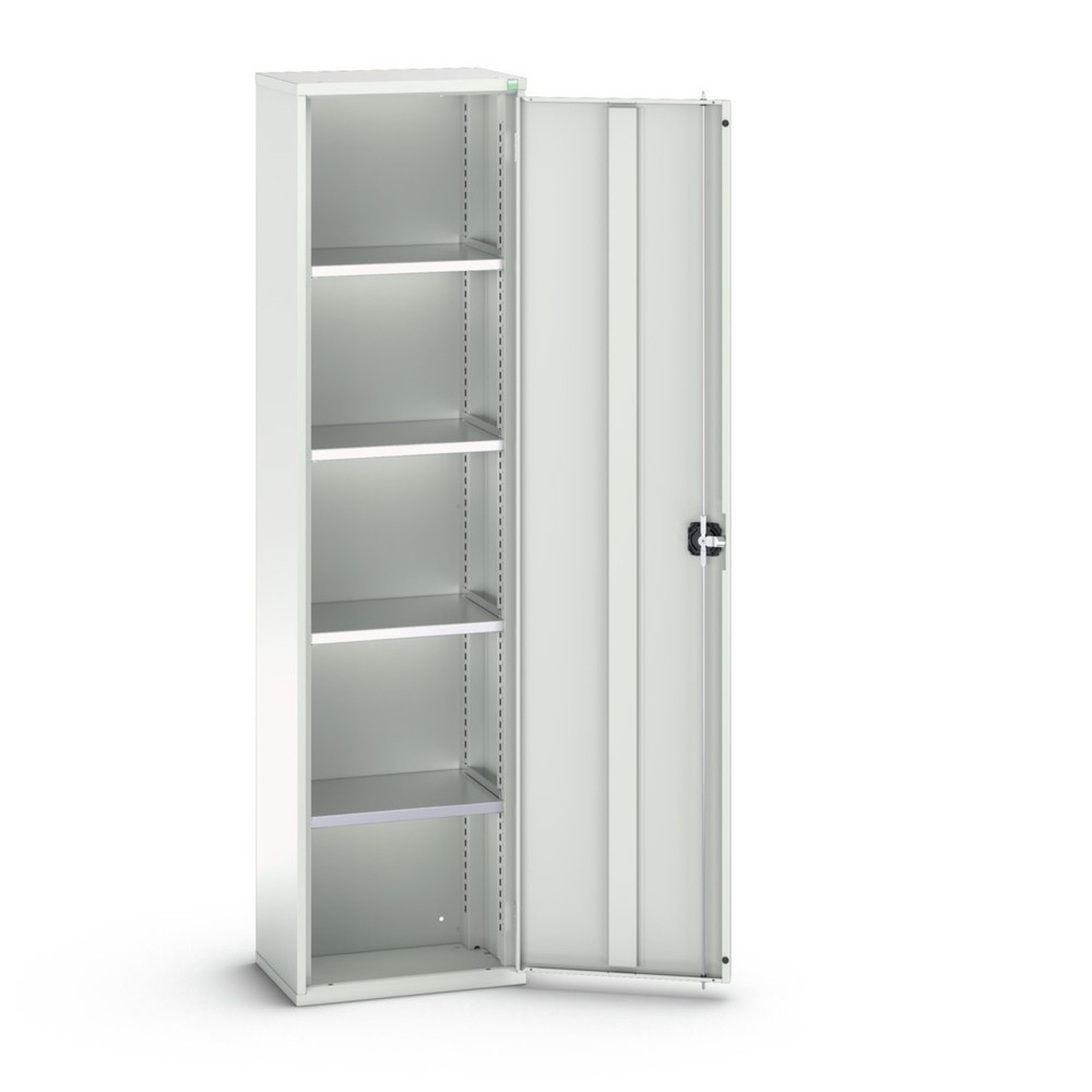 bott verso hinged door cabinet with 4 shelves, WxDxH: 525 x 350 x 2000 mm