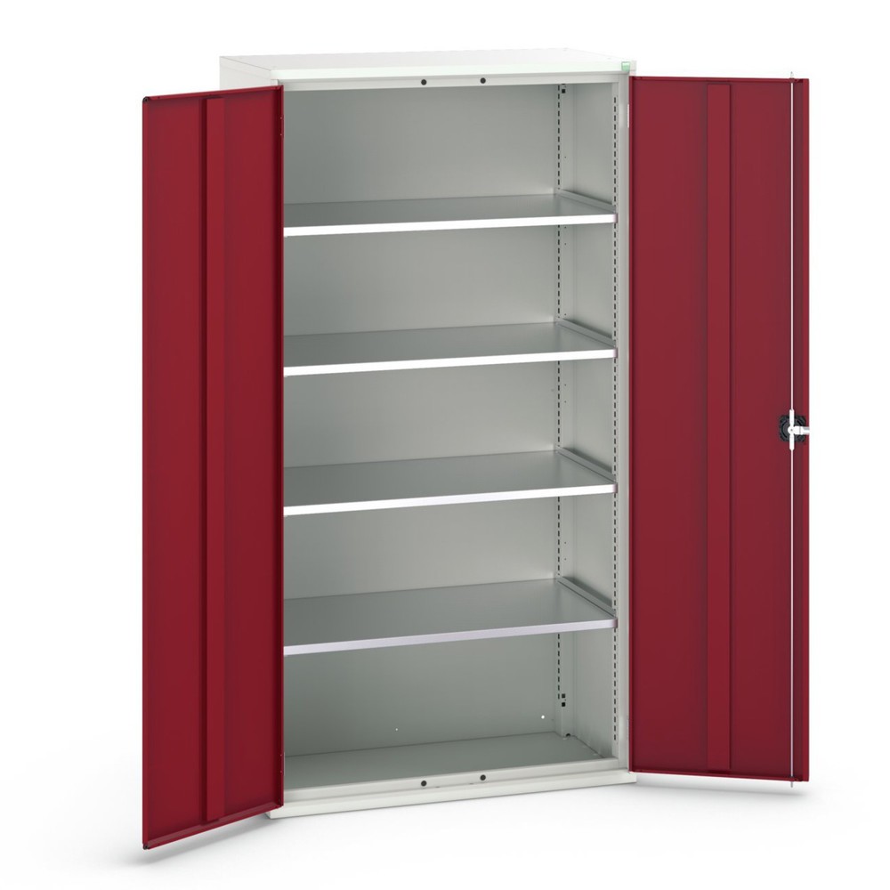 bott verso hinged door cabinet with 4 shelves, WxDxH: 1050 x 550 x 2000 mm