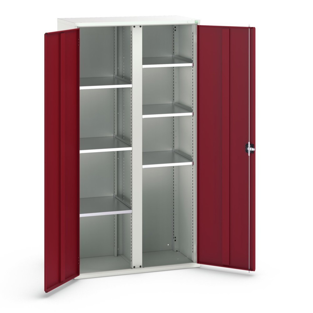 bott verso hinged door cabinet with 6 shelves, WxDxH: 1050 x 550 x 2000 mm