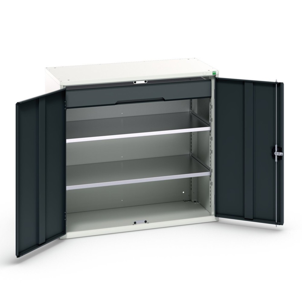 bott verso hinged door cabinet with drawer, with 2 shelves and 1 drawer, WxDxH: 1050 x 550 x 1000 mm