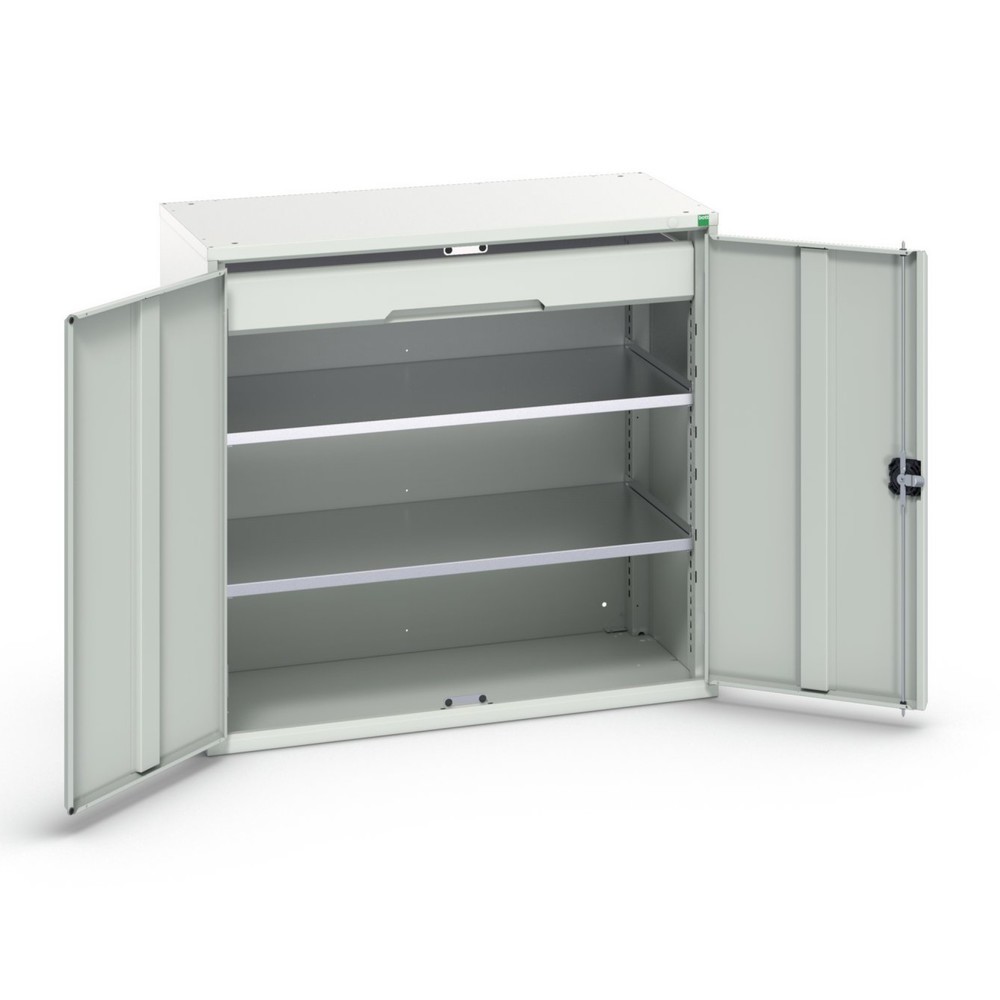 bott verso hinged door cabinet with drawer, with 2 shelves and 1 drawer, WxDxH: 1050 x 550 x 1000 mm