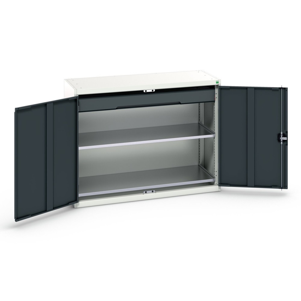 bott verso hinged door cabinet with drawer, with 2 shelves and 1 drawer, WxDxH: 1300 x 550 x 1000 mm