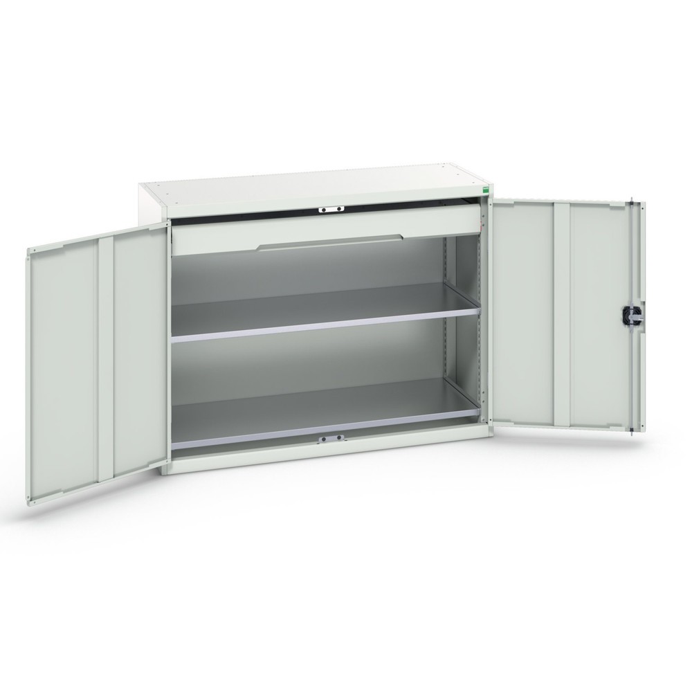 bott verso hinged door cabinet with drawer, with 2 shelves and 1 drawer, WxDxH: 1300 x 550 x 1000 mm