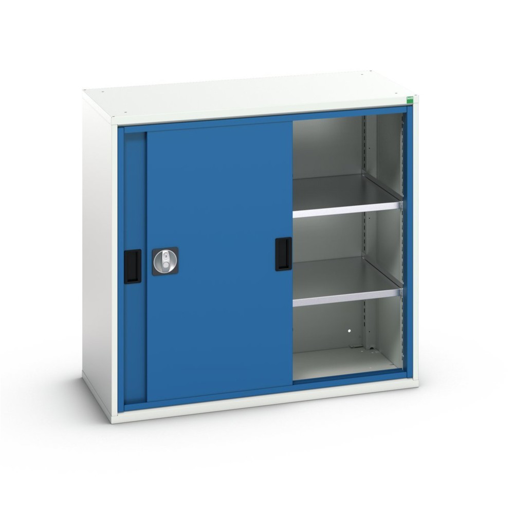 bott verso sliding door cabinet with 2 shelves, WxDxH: 1050 x 550 x 1000 mm