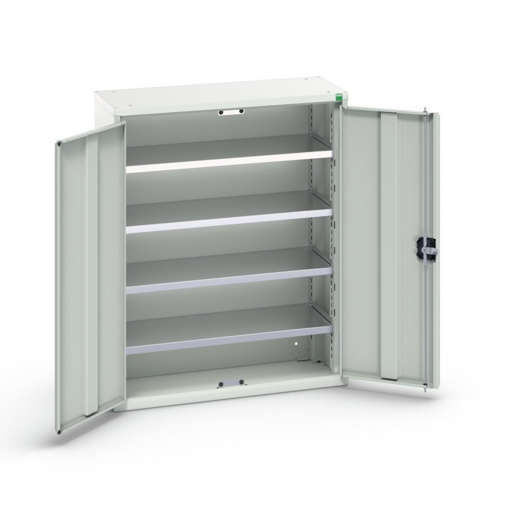 bott verso storage cabinet with 4 shelves and 20 storage bins, WxDxH: 800 x 350 x 1000 mm