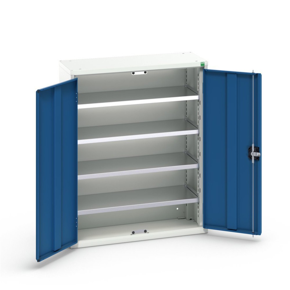 bott verso storage cabinet with 4 shelves and 20 storage bins, WxDxH: 800 x 350 x 1000 mm