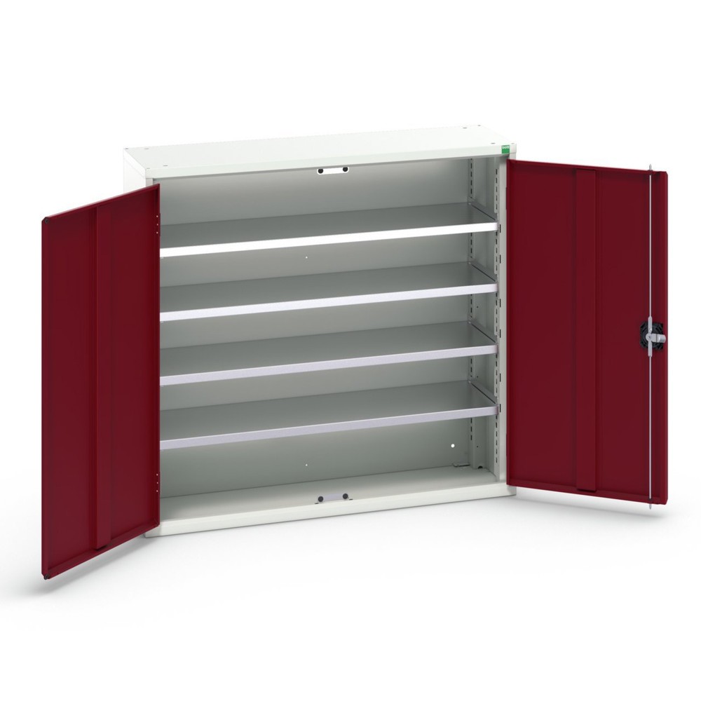 bott verso storage cabinet with 4 shelves and 30 storage bins, WxDxH: 1050 x 350 x 1000 mm