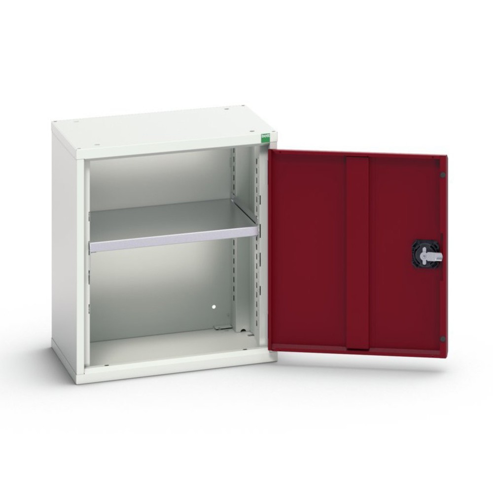 bott verso wall cabinet with hinged door, with 1 shelf, WxDxH: 525 x 350 x 600 mm