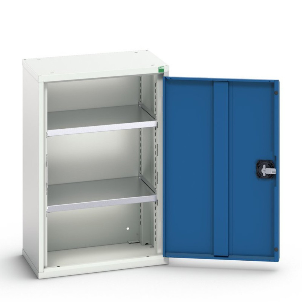 bott verso wall cabinet with hinged door, with 2 shelves, WxDxH: 525 x 350 x 800 mm