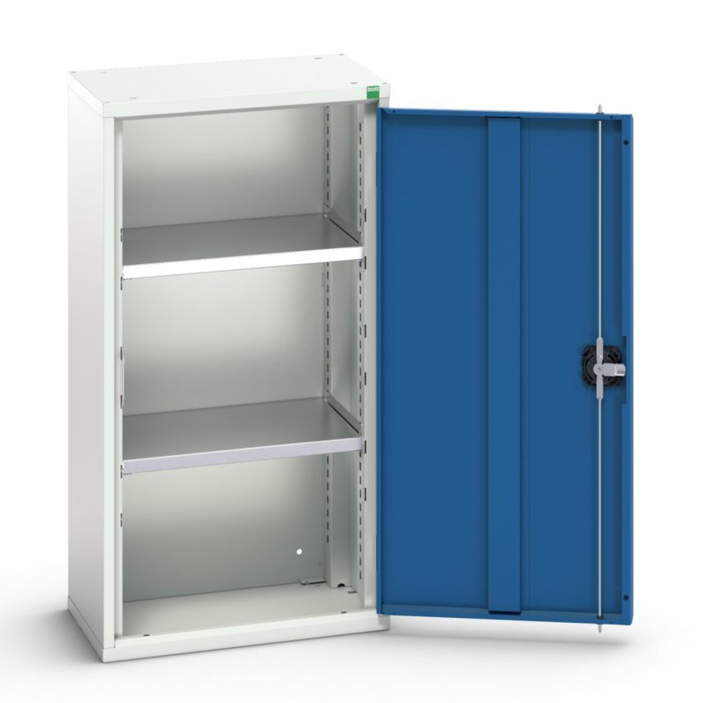 bott verso wall cabinet with hinged door, with 2 shelves, WxDxH: 525 x 350 x 1000 mm