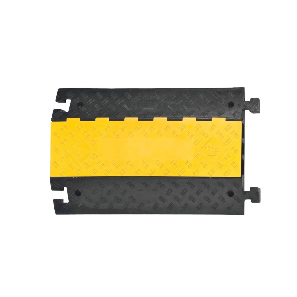 Product image: Cable bridge, plug-in, normal element, black/yellow