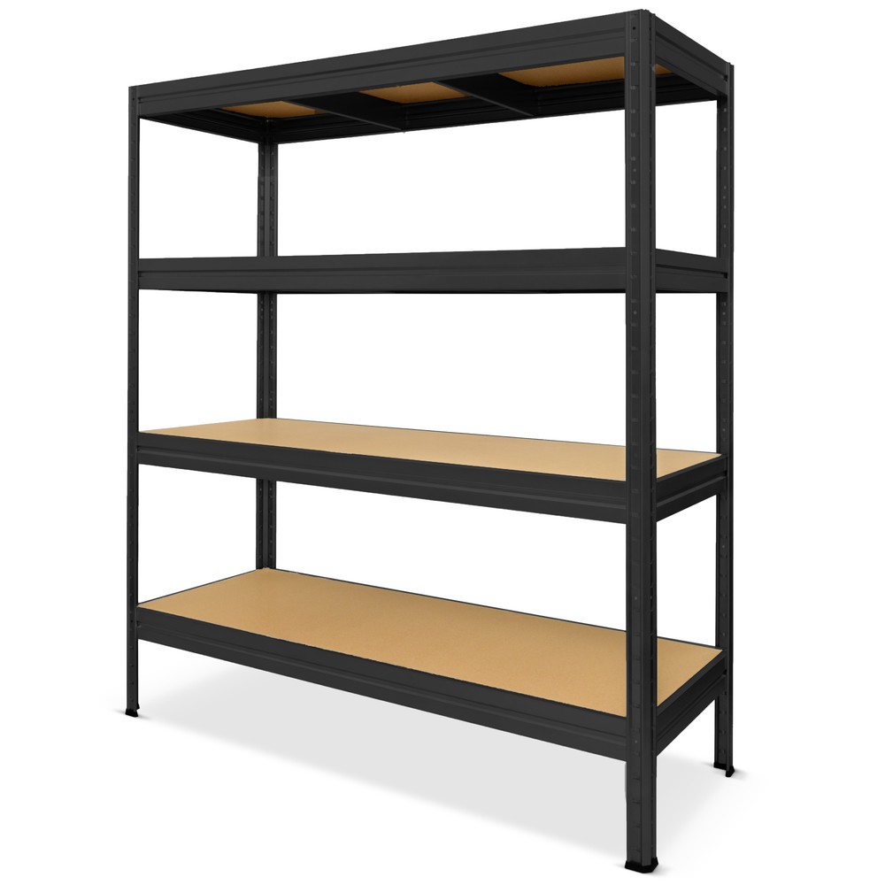 Product image: HEMMDAL heavy-duty rack type XXL, black – 177 x 200 x 60 cm – up to 2000 kg