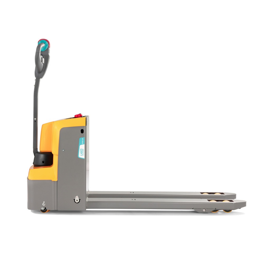 Product image: Jungheinrich EJE M13 electric pallet truck, load capacity 1,300 kg, fork length 1,150 mm