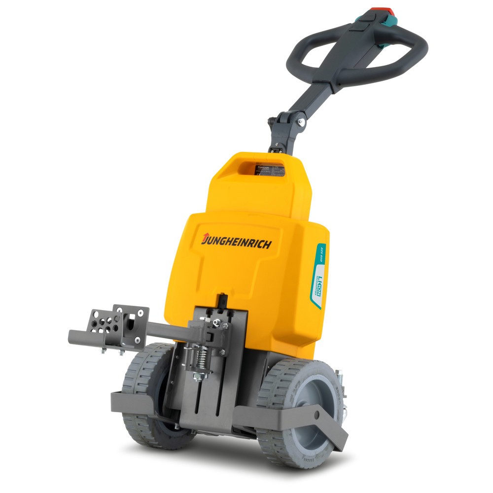 Jungheinrich EZS 010 electric tow tractor – lithium-ion, incl. coupling for square profiles, mechanically adjustable