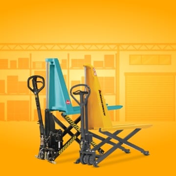 Scissor lift pallet trucks