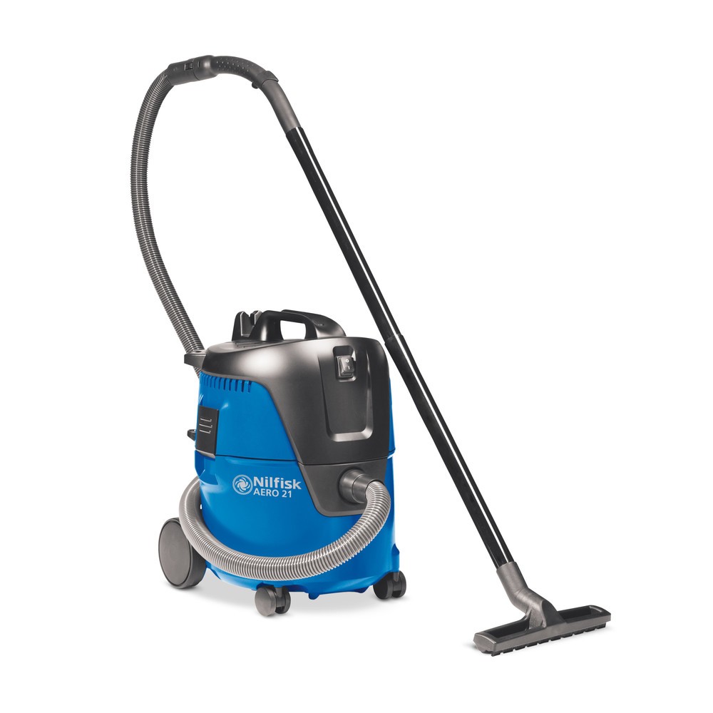 Product image: Nilfisk® AERO 21-01 PC stainless steel wet/dry vacuum cleaner, 1,250 W, 20 l