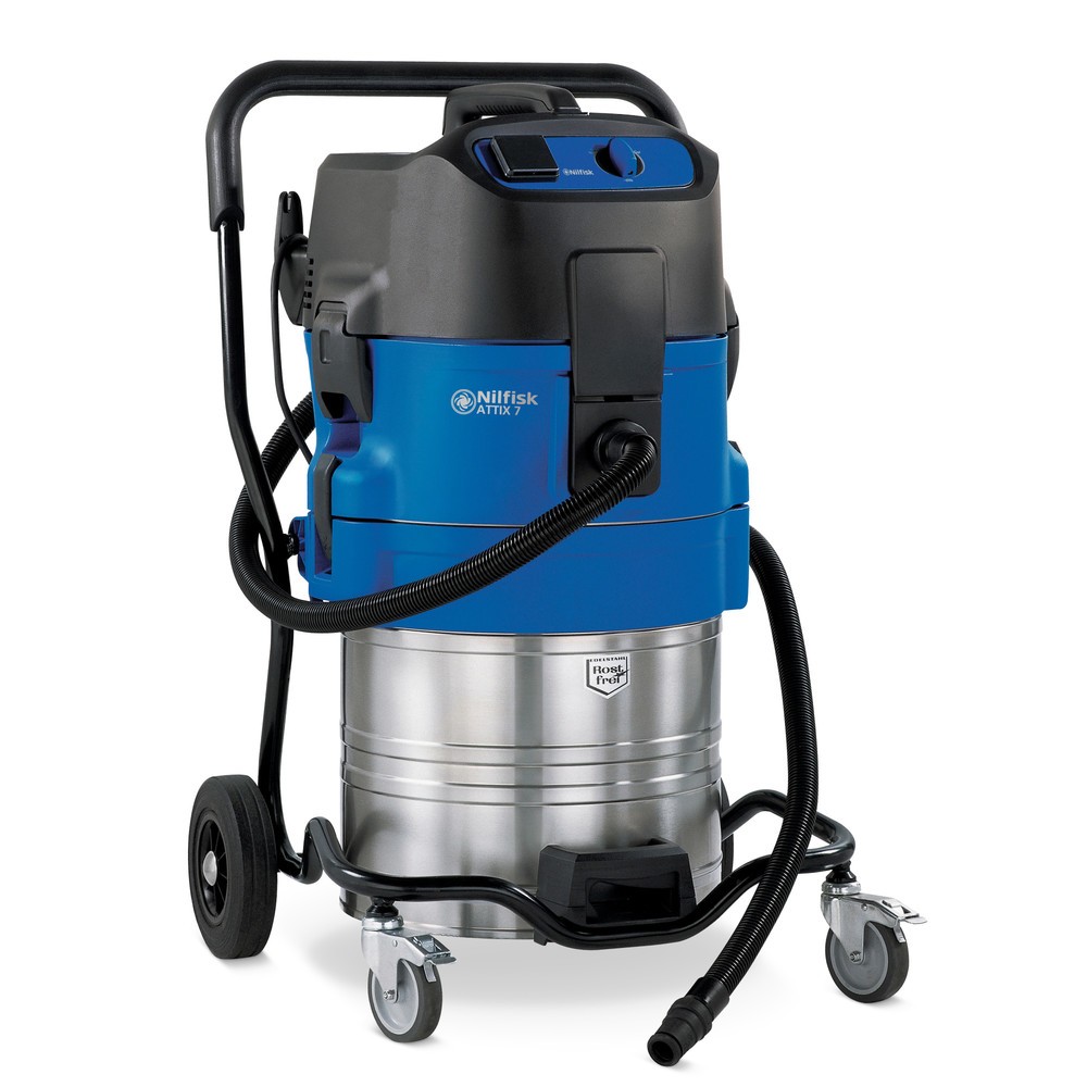 Nilfisk® ATTIX 751-21 industrial vacuum cleaner, wet + dry, 1,500 W, 70 l