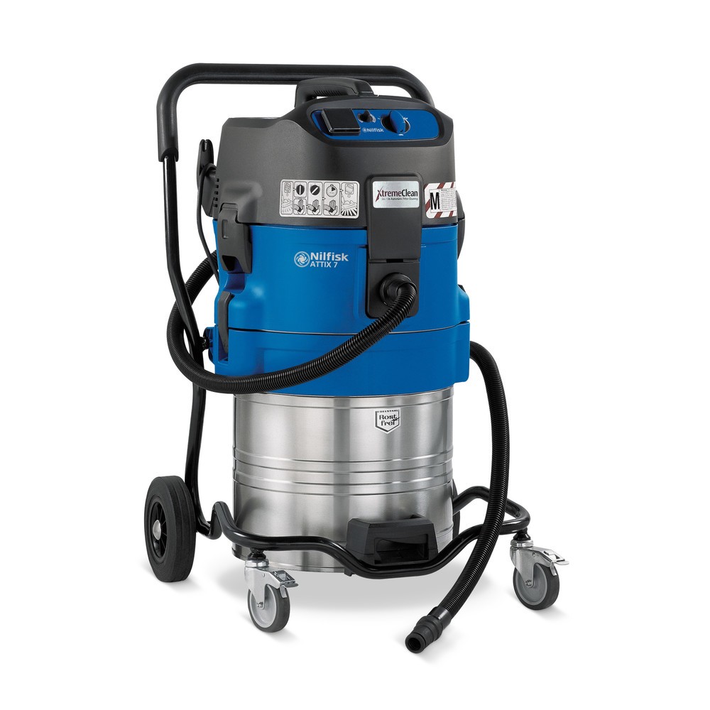 Product image: Nilfisk® ATTIX 761-2M XC health and safety vacuum cleaner, wet + dry, 1,500 W, 70 l, dust class M