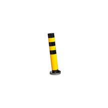 Swing impact protection bollard, indoor use, rotating