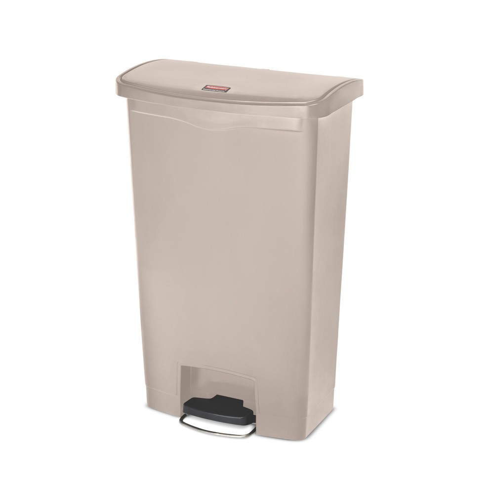 Rubbermaid® Profi pedal waste bin, 30 litres, beige