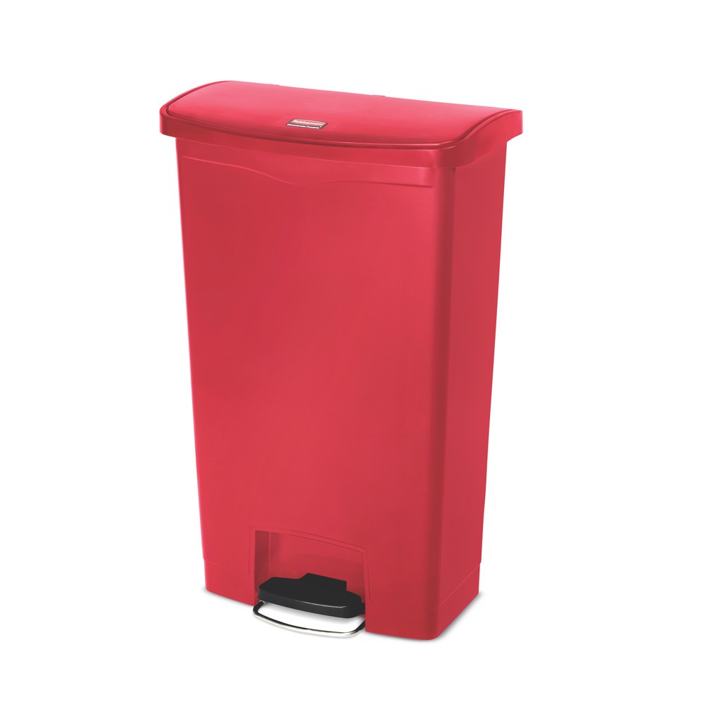 Rubbermaid® Profi pedal waste bin, 30 litres, red