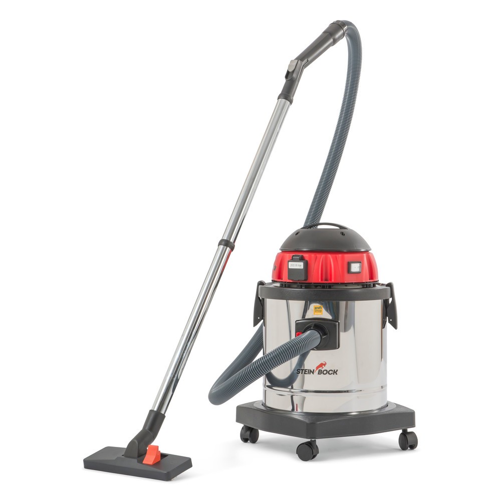 Product image: Steinbock® wet/dry vacuum cleaner, stainless steel, 1,200 W, 24 l