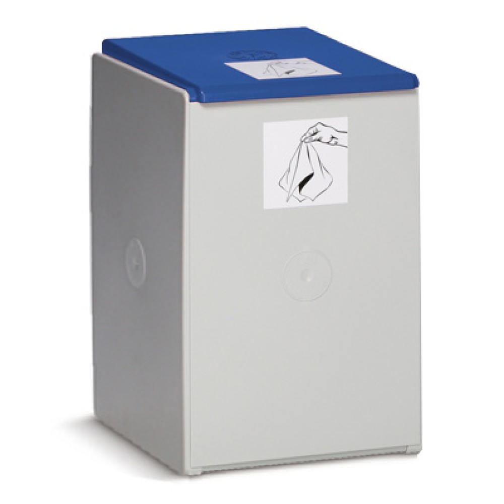 VAR® recycling container, 60 litres, lid blue