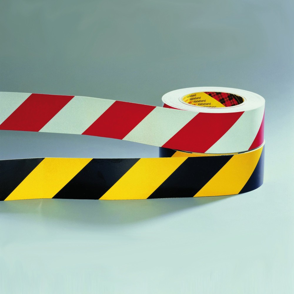 Product image: Warning marking, retroreflective, red/white